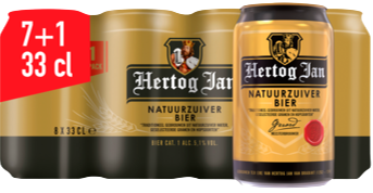 Hertog Jan pils set met 8 blikjes van 33cl