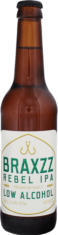 Braxzz Rebel IPA fles 33cl Braxzz Rebel IPA fles 33cl