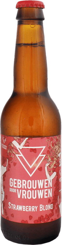 Gebrouwen Door Vrouwen Strawberry Blond fles 33cl