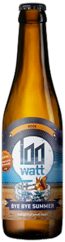 100 Watt Bye Bye Summer flesje van 33cl 100 Watt Bye Bye Summer flesje van 33cl