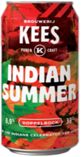 Kees Indian Summer Doppelbock blikje van 33cl Kees Indian Summer Doppelbock blikje van 33cl