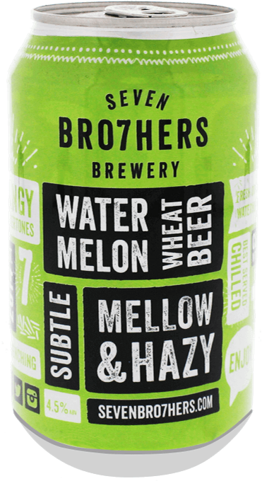 Seven Bro7hers Watermelon Wheat Beer blik 33cl