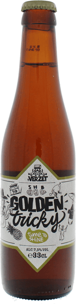 Brouwerij 'T Verzet Golden Tricky fles 33cl
