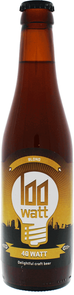 100 Watt 40 Watt fles 33cl