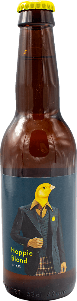 De Gele Kanarie Hoppie Blond fles 33cl