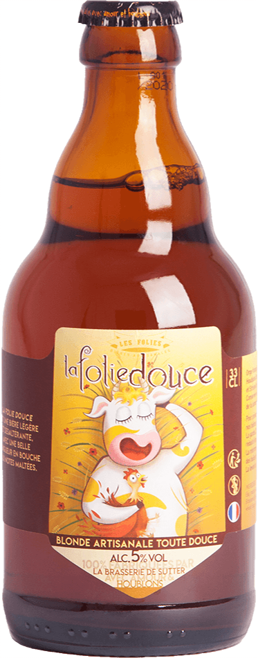 Brasserie De Sutter Folie Douce fles 33cl