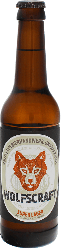 Wolfscraft Super Lager fles 33cl