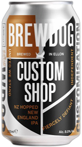 BrewDog Custom Shop blikje van 33cl