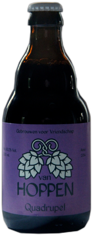 Van Hoppen Quadrupel flesje van 33cl