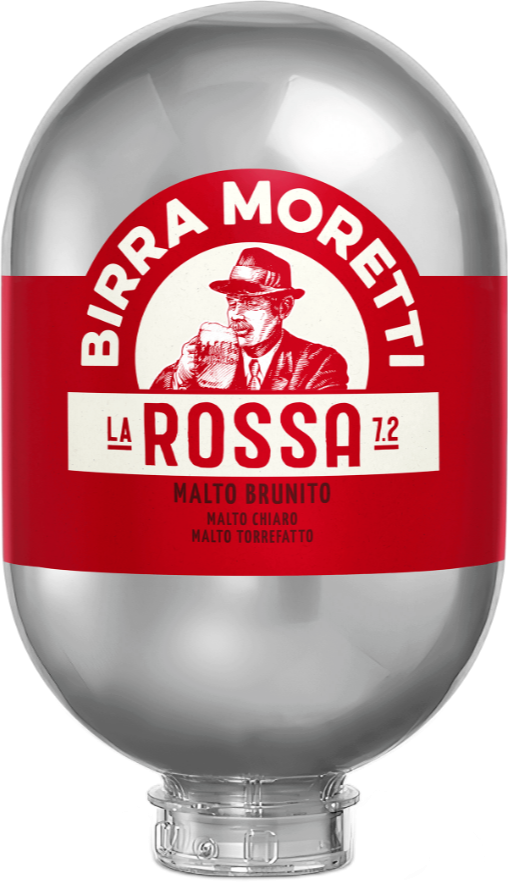 Birra Moretti La Rossa BLADE Vat van 8 liter