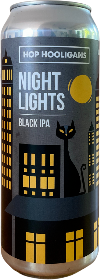 Hop Hooligans - Night Lights - Black IPA blik 50cl