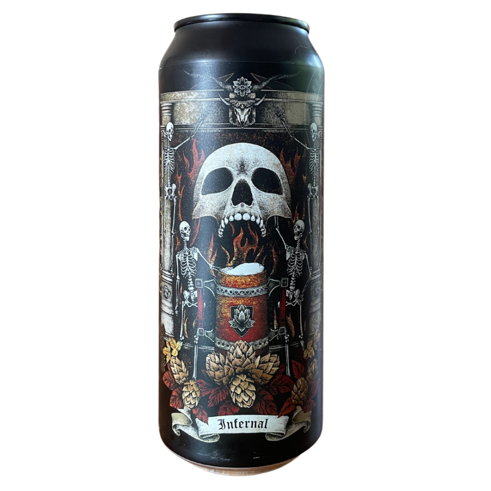 Brokreacja - Infernal - Black IPA blik 50cl