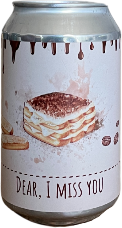 Alchemik - Dear, I miss you - Pastry Stout blik 33cl