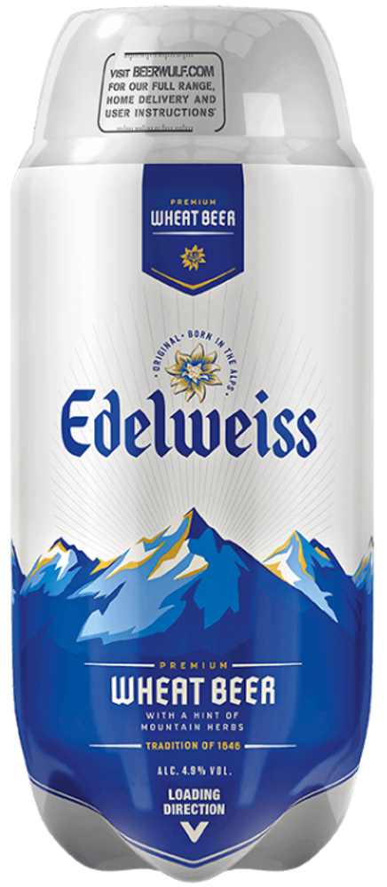 Edelweiss Wheat SUB vat van 2 liter