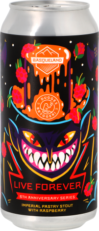 Basqueland x Dugges Live Forever blik 44cl