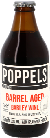 Poppels Barrel Aged Barley Wine 2021 fles 33cl
