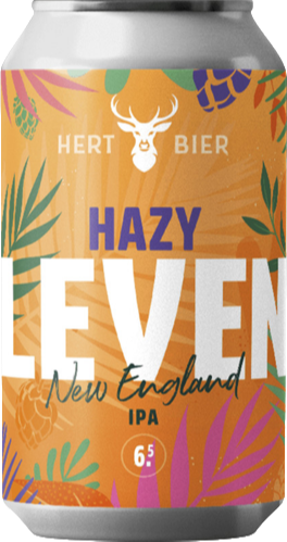 Hert Hazy Leven blikje van 33cl Hert Hazy Leven blikje van 33cl