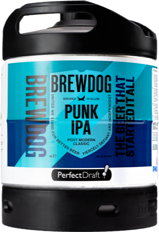 Brewdog Punk IPA PerfectDraft fust van 6 liter