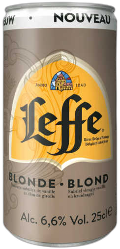 leffe blond blikje van 25cl leffe blond blikje van 25cl
