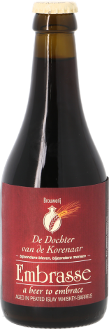 Embrasse-Peated-Oak-Aged-Bierfles-33-Cl-De-Dochter-van-de-Korenaar-Hopt