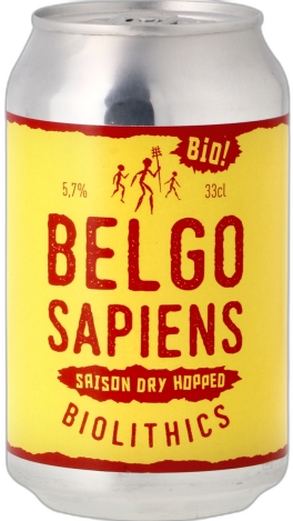 Belgo Sapiens Saison Bio blik 33cl