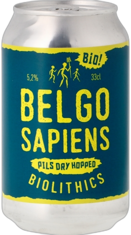Belgo Sapiens Pils Bio blik 33cl