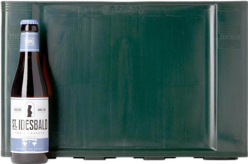 St. Idesbald abdijbier Tripel krat met 24 flesjes van 33cl