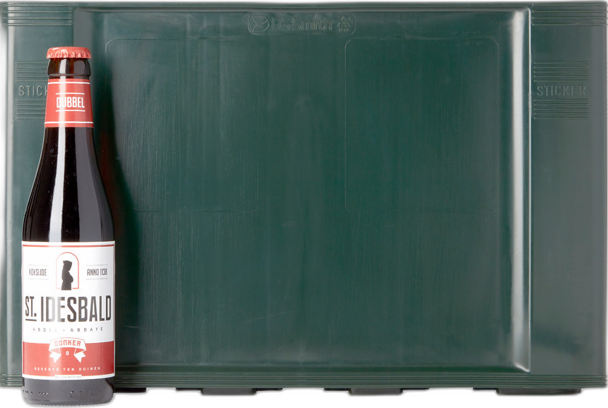 St. idesbald Dubbel krat met 24 flesjes van 33cl St. idesbald Dubbel krat met 24 flesjes van 33cl