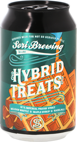 Sori Hybrid Treats Vol 2: Belgian Waffle Maple Syrup Hazelnut blik 33cl