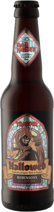 Trooper Iron Maiden Hallowed flesje van 33cl