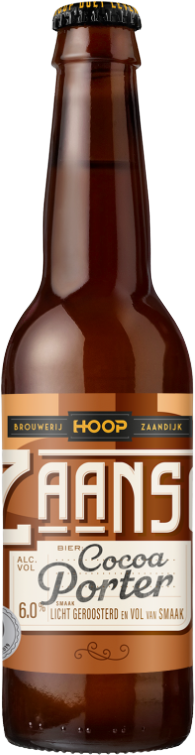 Hoop Zaanse Cacao Porter fles á 0,33 liter Hoop Zaanse Cacao Porter fles á 0,33 liter