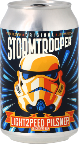 Stormtrooper Lightspeed Pilsner blik 33cl