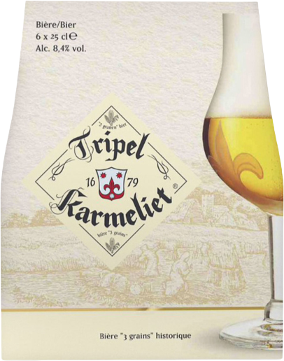 Tripel Karmeliet sixpack met 6 flesjes van 25cl