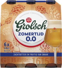 Grolsch Zomertijd 00 sixpack met flesjes van 30cl