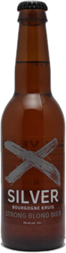 Bourgogne Kruis Silver flesje van 33cl