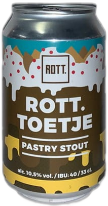 ROTT.toetje blikje van 33cl