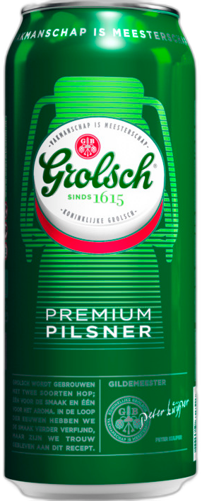Grolsch halve liter blik Grolsch halve liter blik