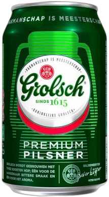 Grolsch blikje van 0,33 liter Grolsch blikje van 0,33 liter