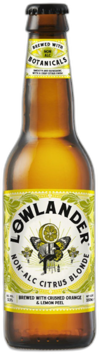 Lowlander Citrus Blonde Ale 0.3% flesje van 33cl