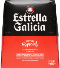 Estrella Galicia sixpack met flesjes van 25cl