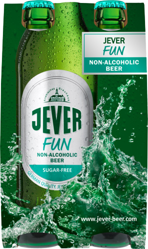 Jever Fun set met 4 flesjes van 33cl Jever Fun set met 4 flesjes van 33cl