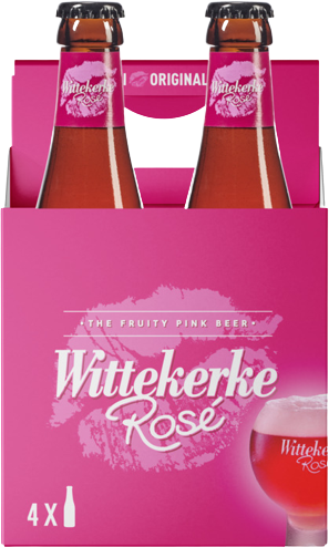 Wittekerke Rosebier 4pack met flesjes van 25cl Wittekerke Rosebier 4pack met flesjes van 25cl