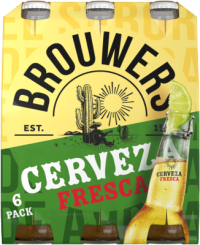 Brouwers Cerveza Fresca sixpack met flesjes van 33cl
