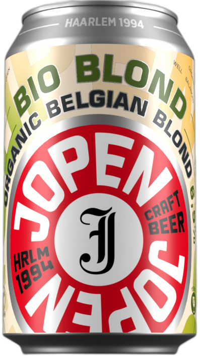 Jopen Bio Blond blikje van 33cl Jopen Bio Blond blikje van 33cl