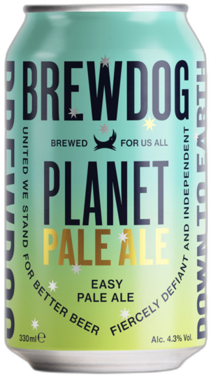 BrewDog Planet Pale Ale blikje van 33cl