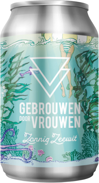 Zonnig Zeewit blikje van 33cl Zonnig Zeewit blikje van 33cl