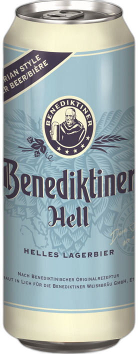 Benediktiner Hell blik van 50cl