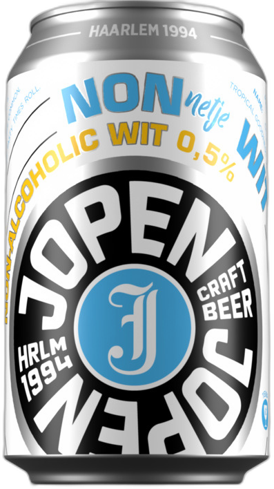 Jopen Nonnetje Wit blikje van 33cl