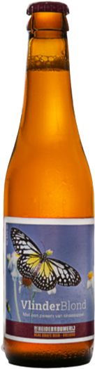 Heidebrouwerij Vlinder Blond flesje van 33cl