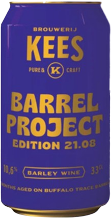 Kees Barrel Project Barley Wine 21.08 blikje van 33cl